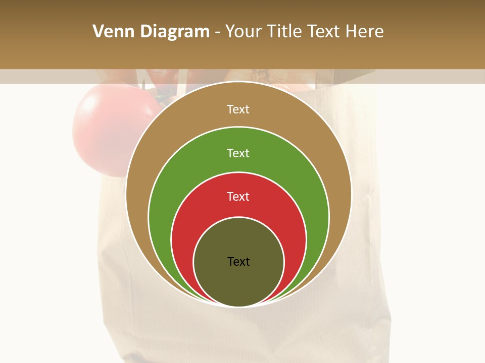 Dinner Fruit Vitamins PowerPoint Template