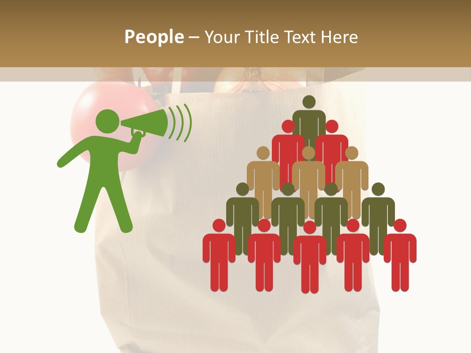 Dinner Fruit Vitamins PowerPoint Template