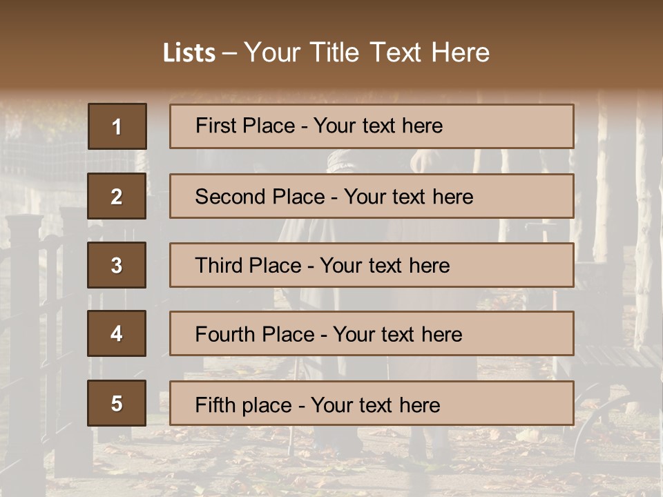 Romance Married Pension PowerPoint Template