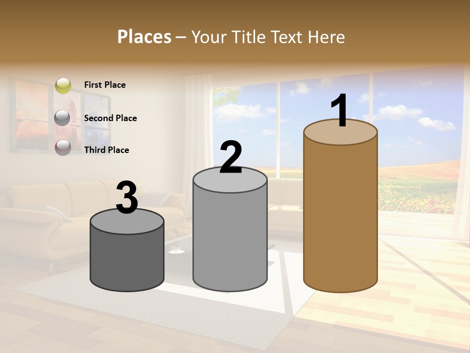 Clouds Light Carpet PowerPoint Template