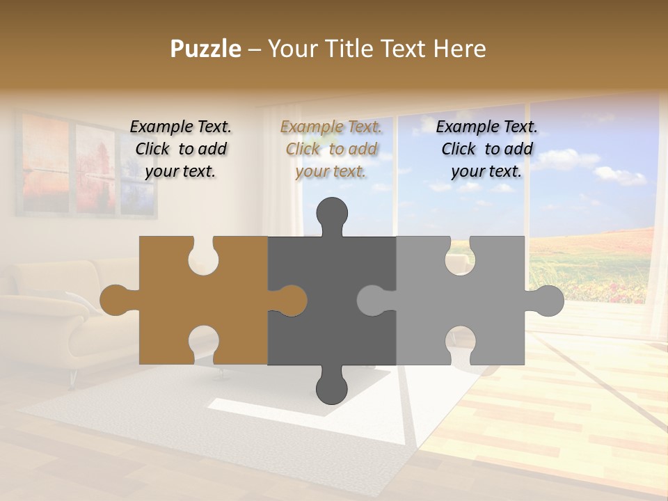 Clouds Light Carpet PowerPoint Template