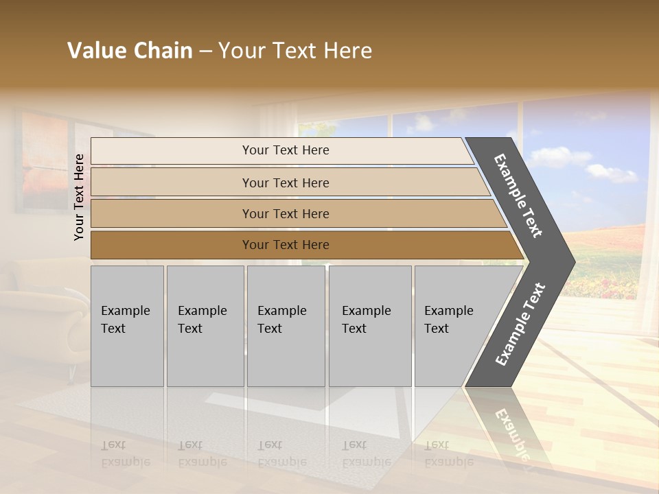 Clouds Light Carpet PowerPoint Template
