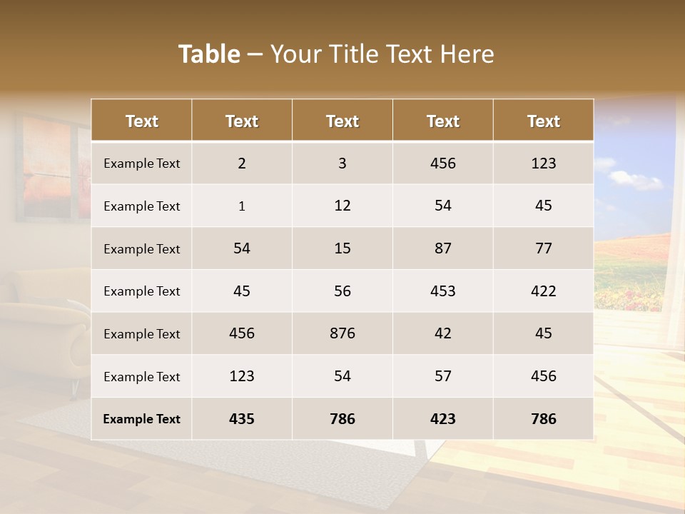 Clouds Light Carpet PowerPoint Template