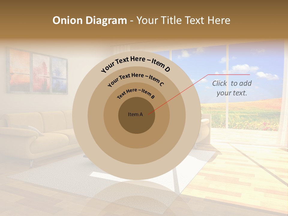 Clouds Light Carpet PowerPoint Template