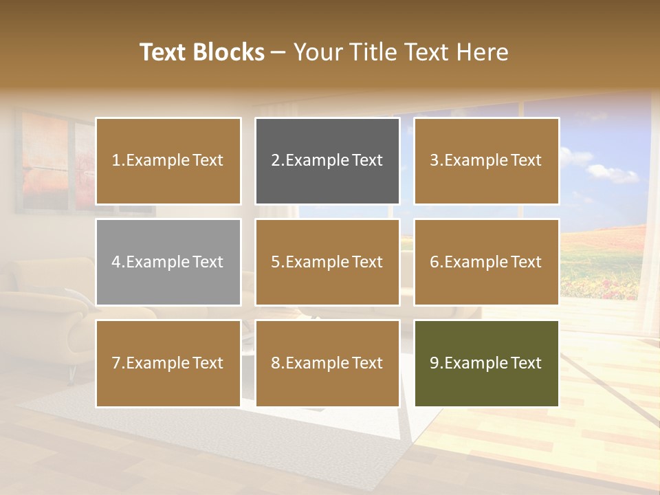 Clouds Light Carpet PowerPoint Template