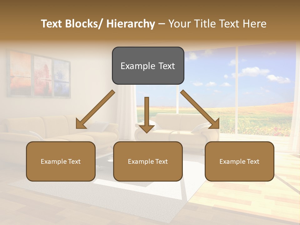 Clouds Light Carpet PowerPoint Template