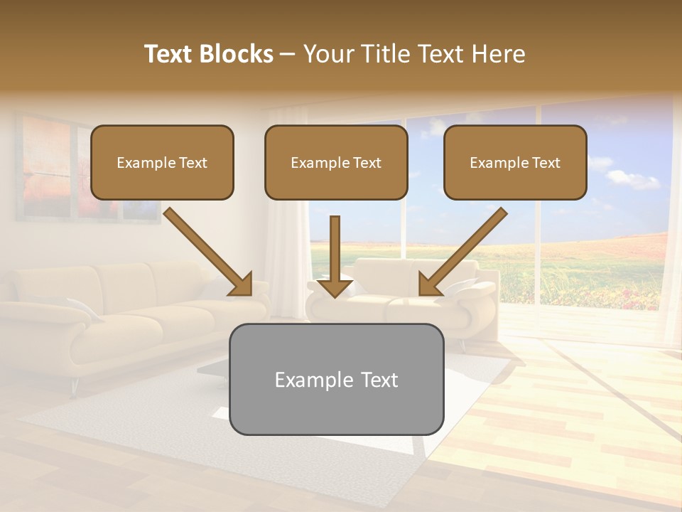 Clouds Light Carpet PowerPoint Template