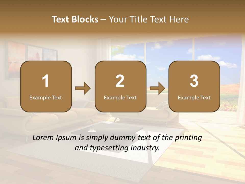 Clouds Light Carpet PowerPoint Template