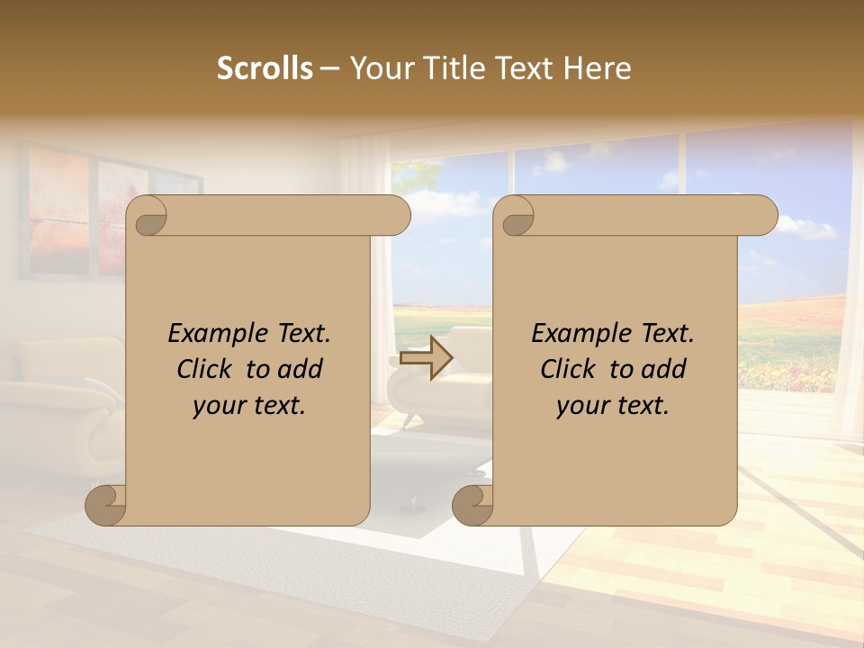 Clouds Light Carpet PowerPoint Template