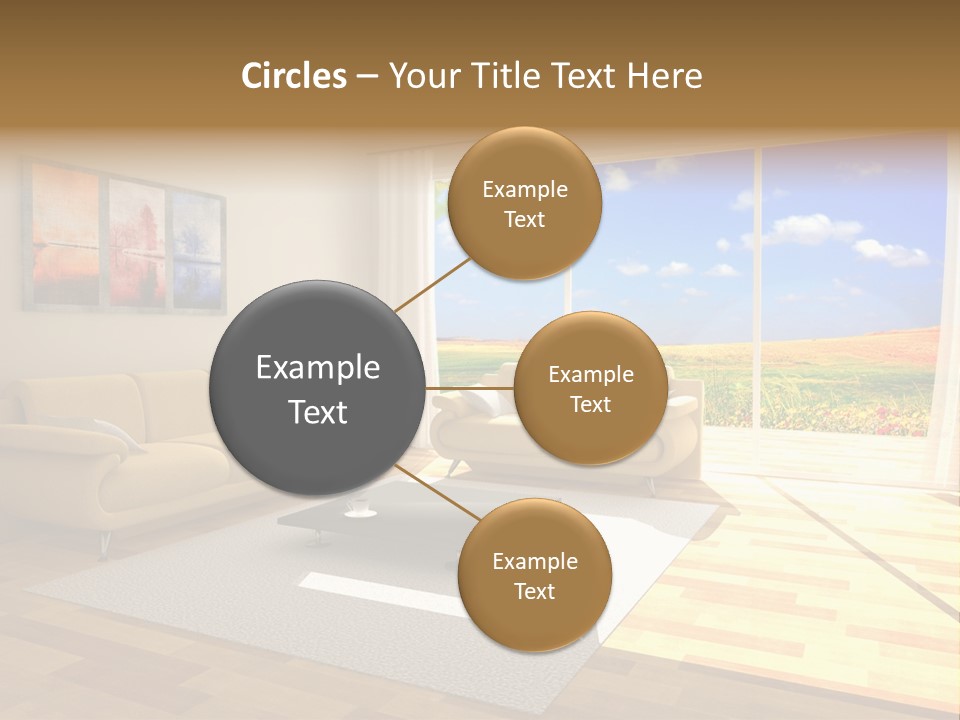 Clouds Light Carpet PowerPoint Template