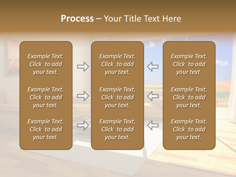 Clouds Light Carpet PowerPoint Template