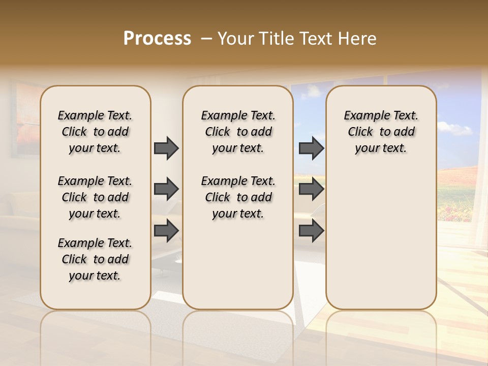 Clouds Light Carpet PowerPoint Template
