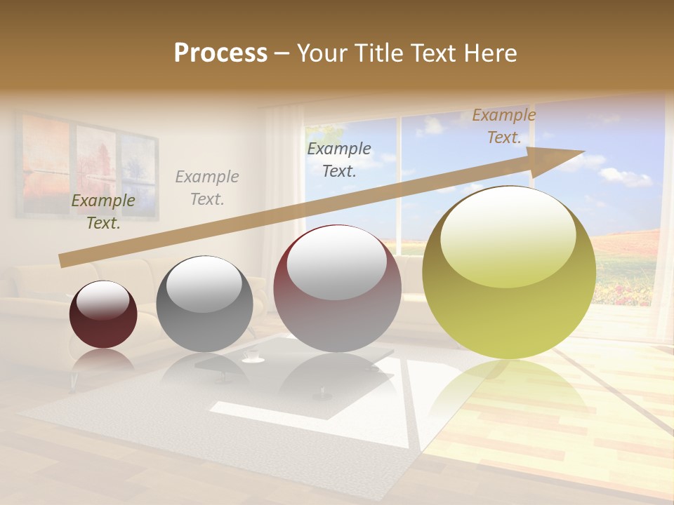 Clouds Light Carpet PowerPoint Template