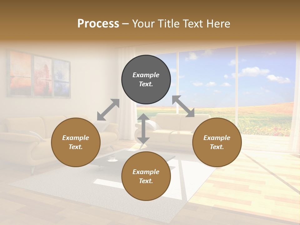 Clouds Light Carpet PowerPoint Template