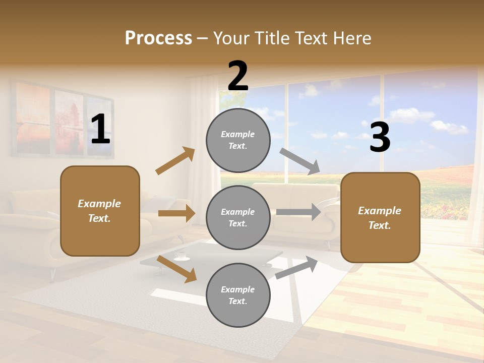Clouds Light Carpet PowerPoint Template