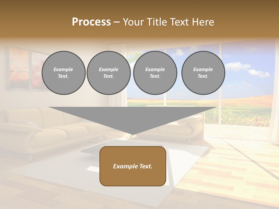 Clouds Light Carpet PowerPoint Template