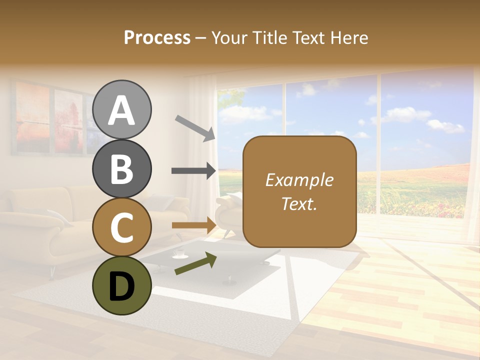 Clouds Light Carpet PowerPoint Template