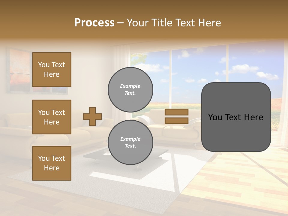 Clouds Light Carpet PowerPoint Template