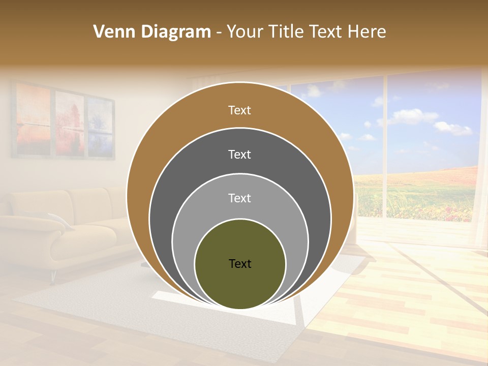 Clouds Light Carpet PowerPoint Template