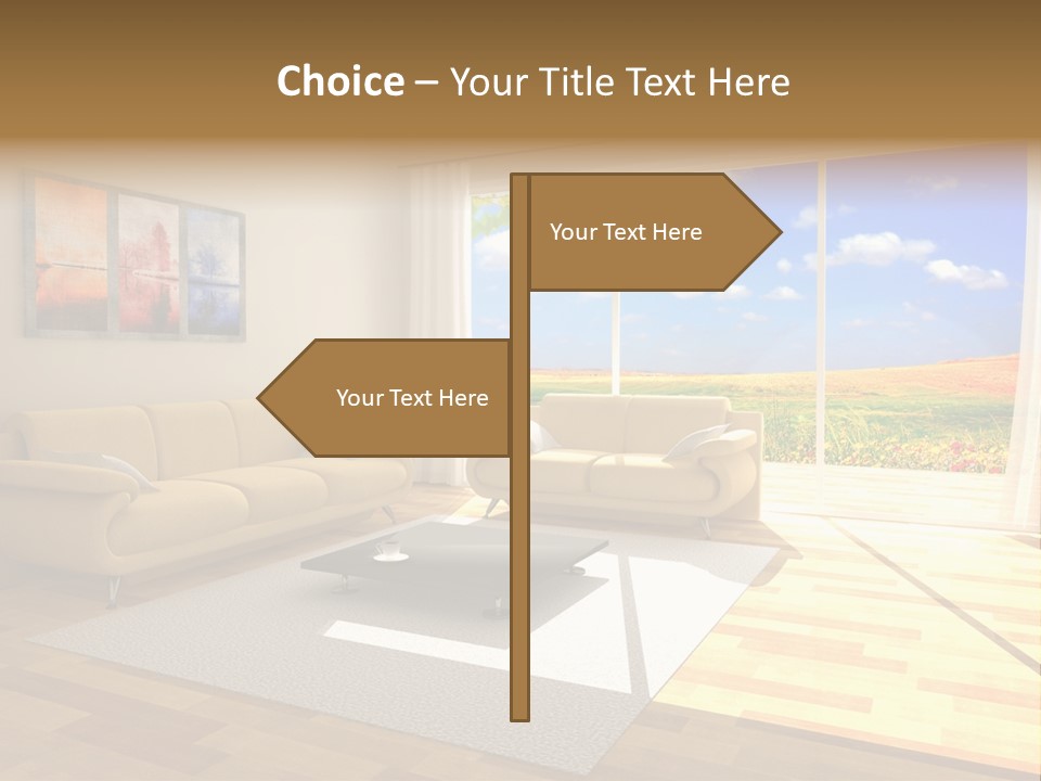 Clouds Light Carpet PowerPoint Template