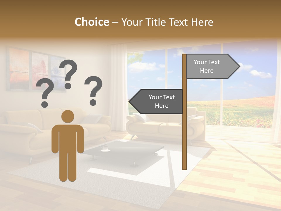 Clouds Light Carpet PowerPoint Template