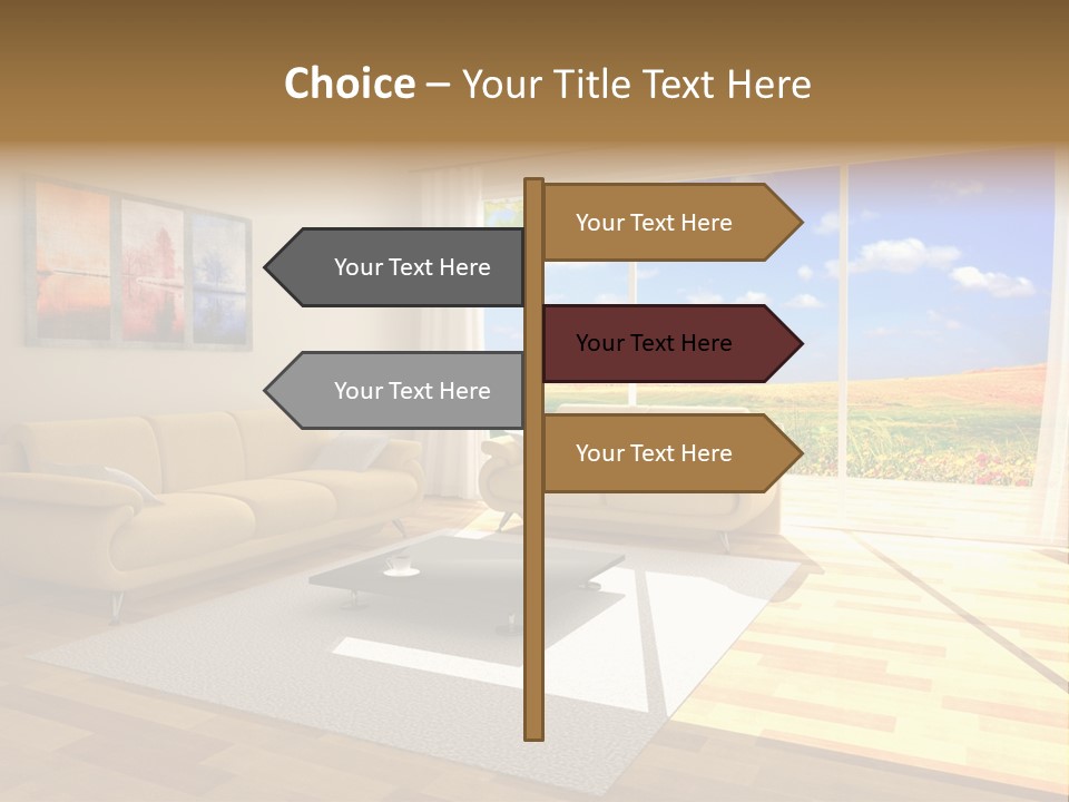 Clouds Light Carpet PowerPoint Template