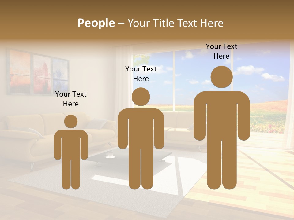 Clouds Light Carpet PowerPoint Template