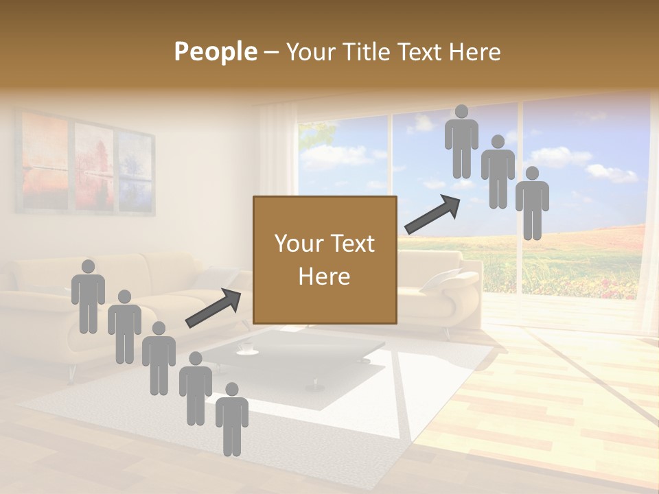 Clouds Light Carpet PowerPoint Template