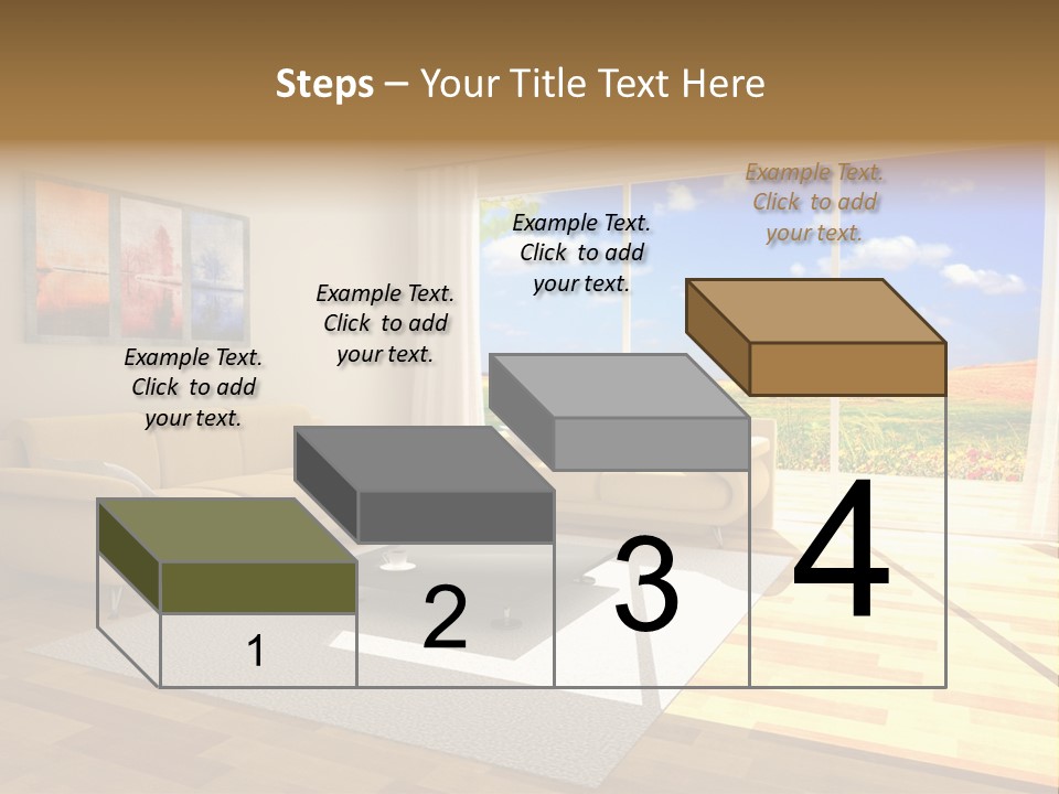Clouds Light Carpet PowerPoint Template