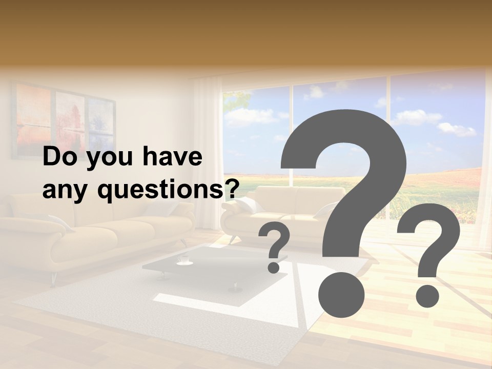 Clouds Light Carpet PowerPoint Template