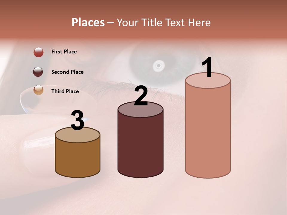 Treatment Looking Female PowerPoint Template