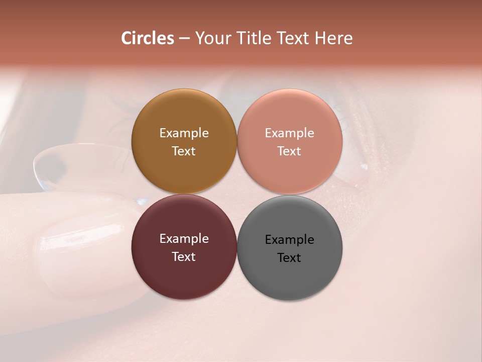 Treatment Looking Female PowerPoint Template