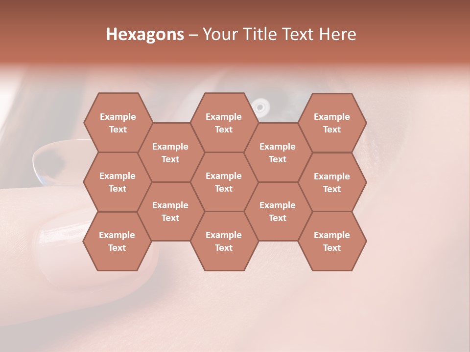 Treatment Looking Female PowerPoint Template