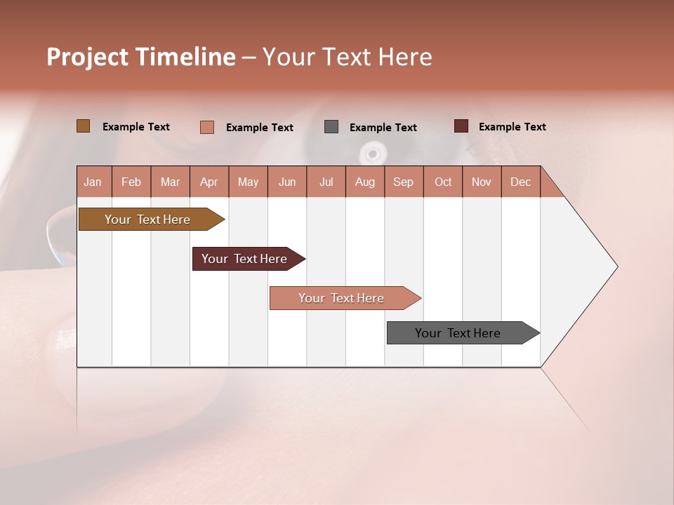 Treatment Looking Female PowerPoint Template