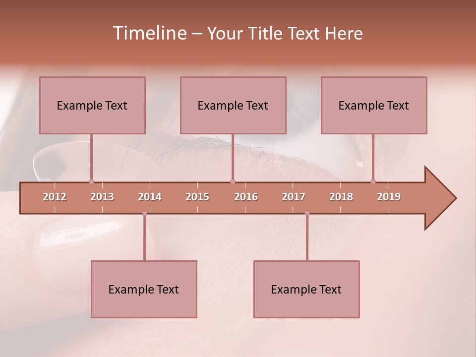 Treatment Looking Female PowerPoint Template