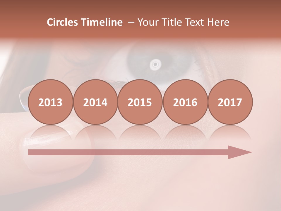 Treatment Looking Female PowerPoint Template