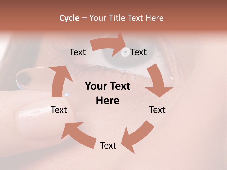 Treatment Looking Female PowerPoint Template