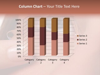 Treatment Looking Female PowerPoint Template