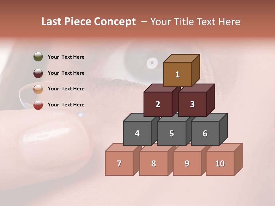 Treatment Looking Female PowerPoint Template