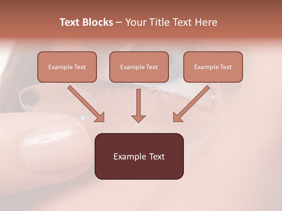 Treatment Looking Female PowerPoint Template