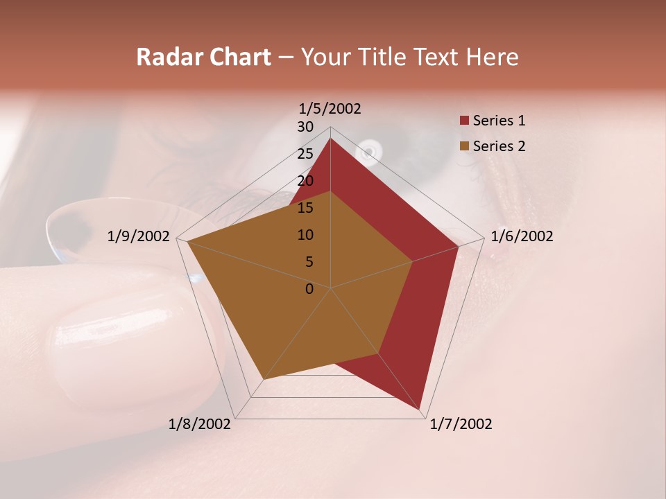 Treatment Looking Female PowerPoint Template