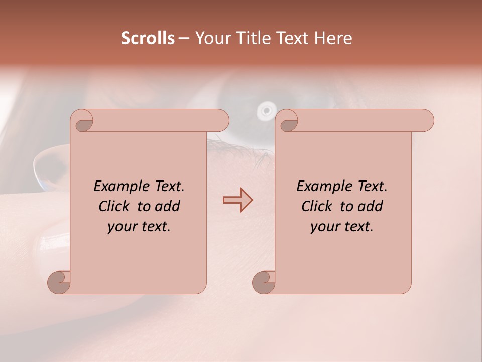 Treatment Looking Female PowerPoint Template