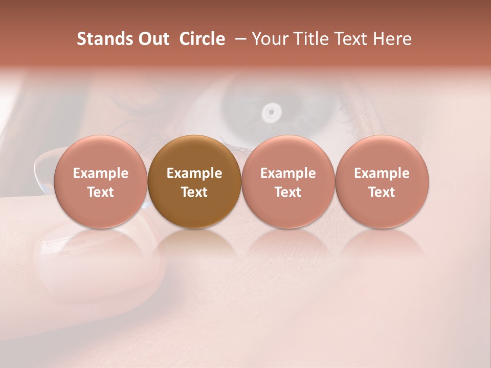 Treatment Looking Female PowerPoint Template