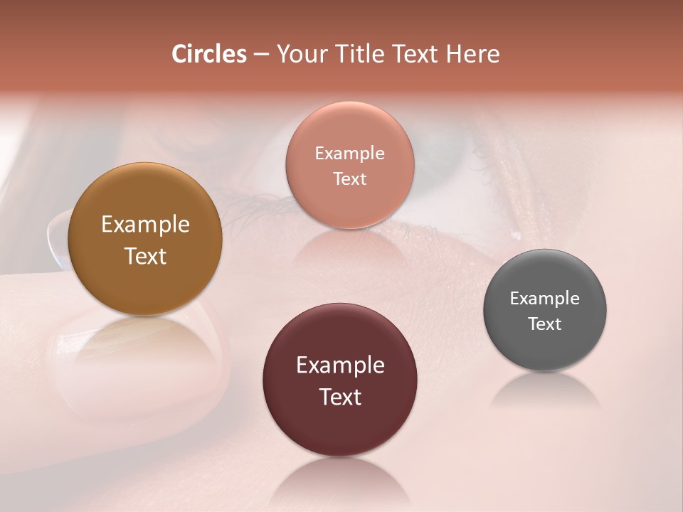 Treatment Looking Female PowerPoint Template