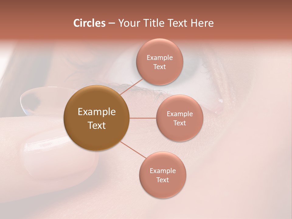 Treatment Looking Female PowerPoint Template