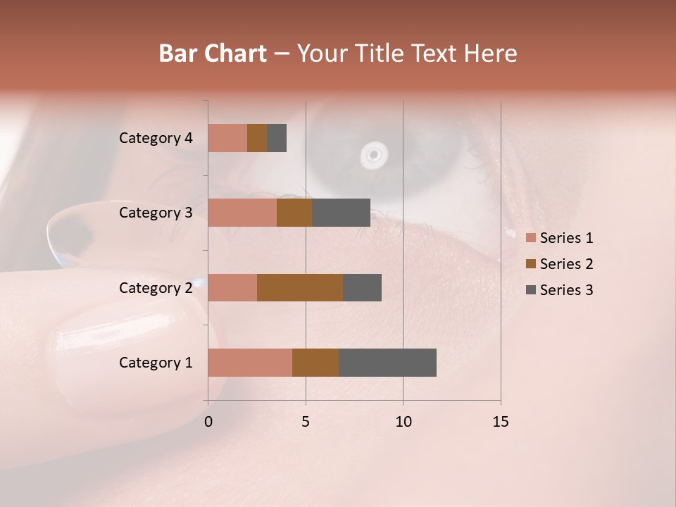 Treatment Looking Female PowerPoint Template