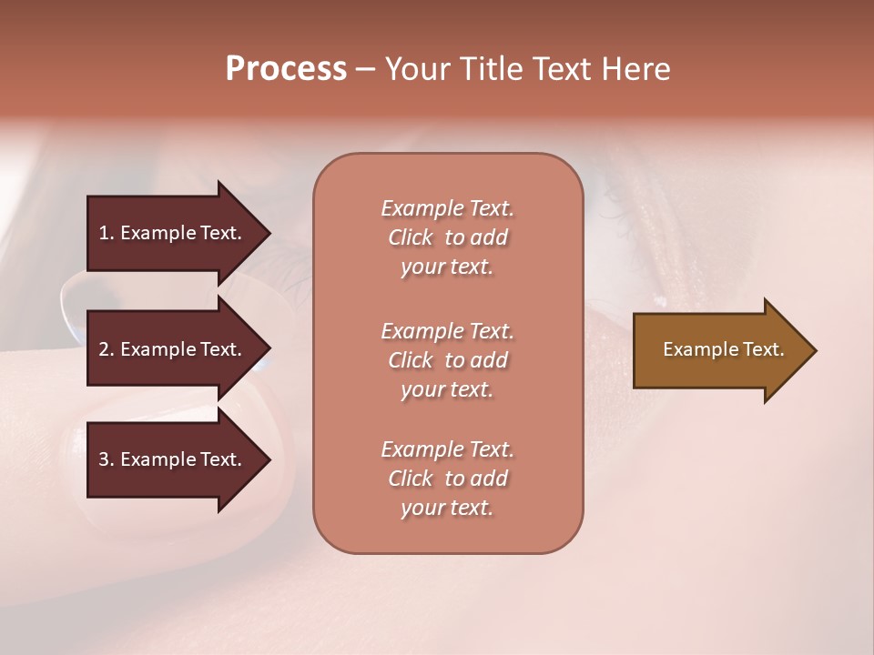 Treatment Looking Female PowerPoint Template