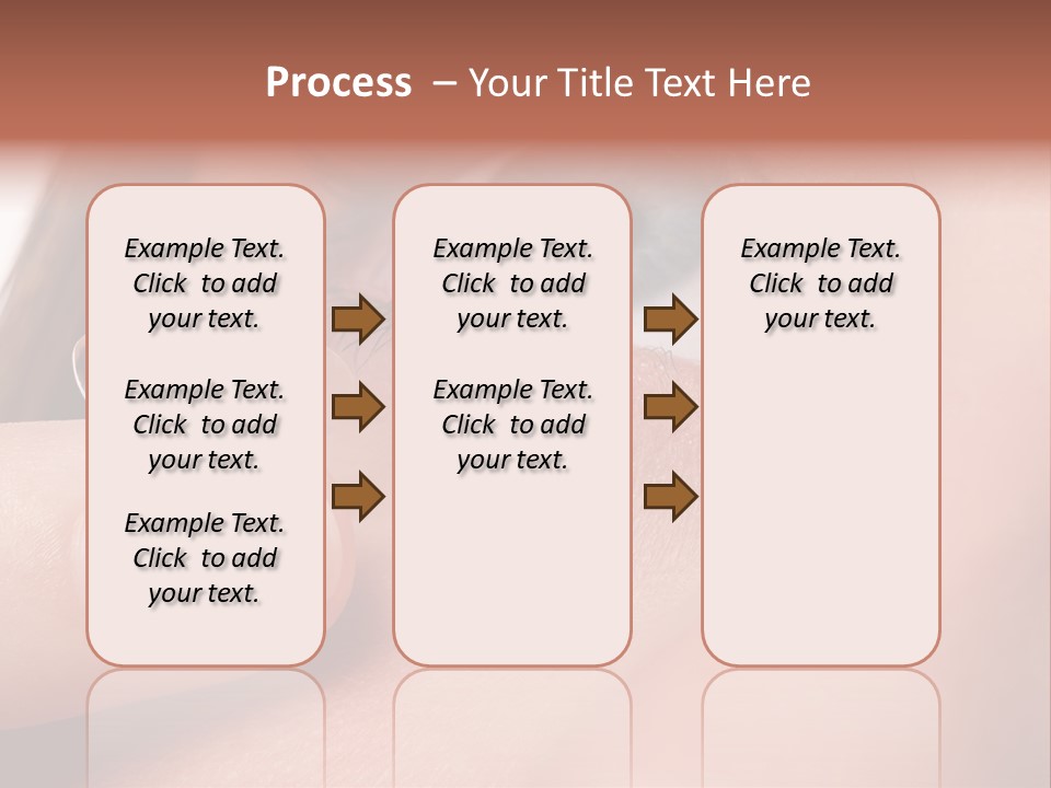 Treatment Looking Female PowerPoint Template