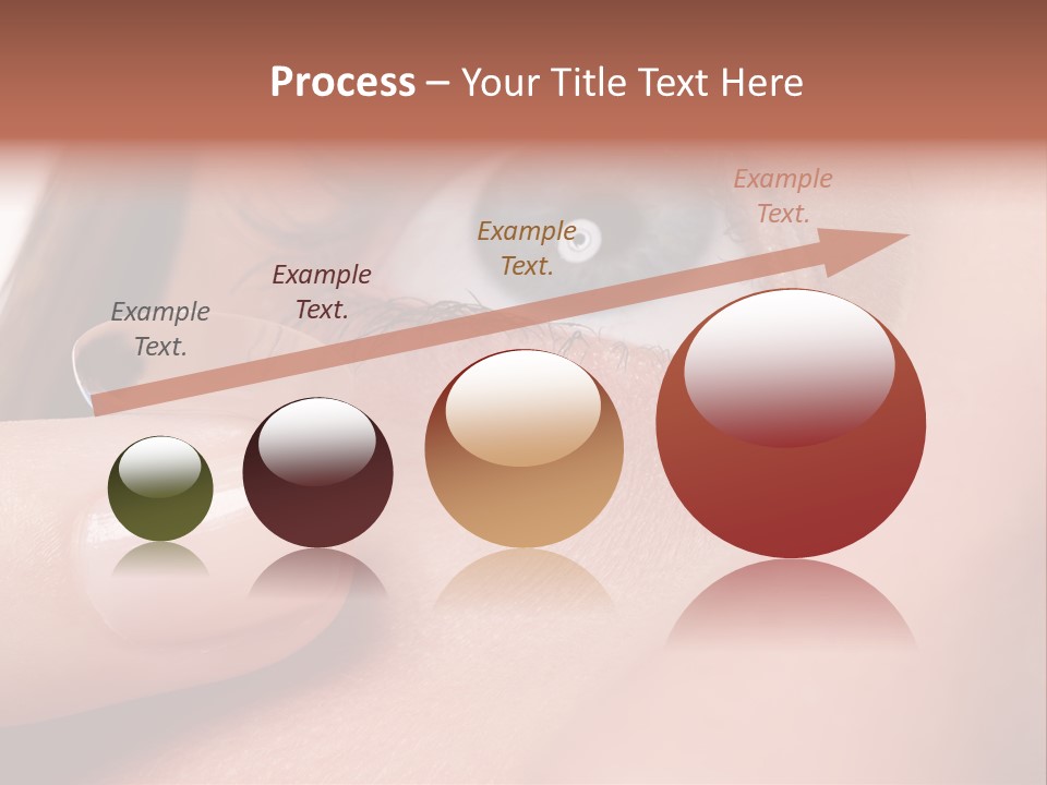 Treatment Looking Female PowerPoint Template