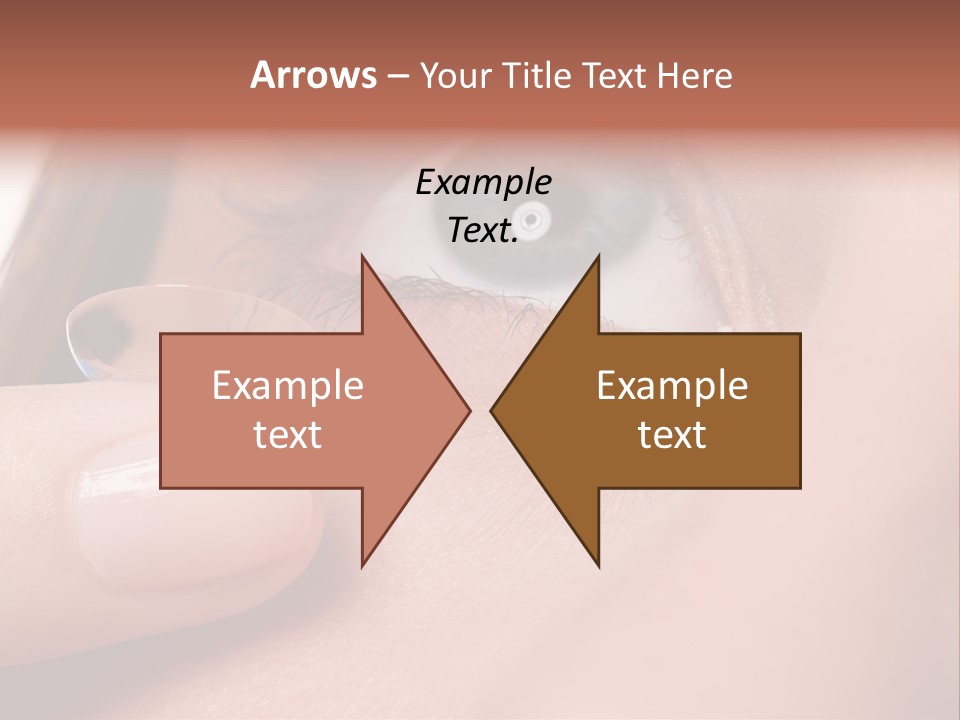 Treatment Looking Female PowerPoint Template